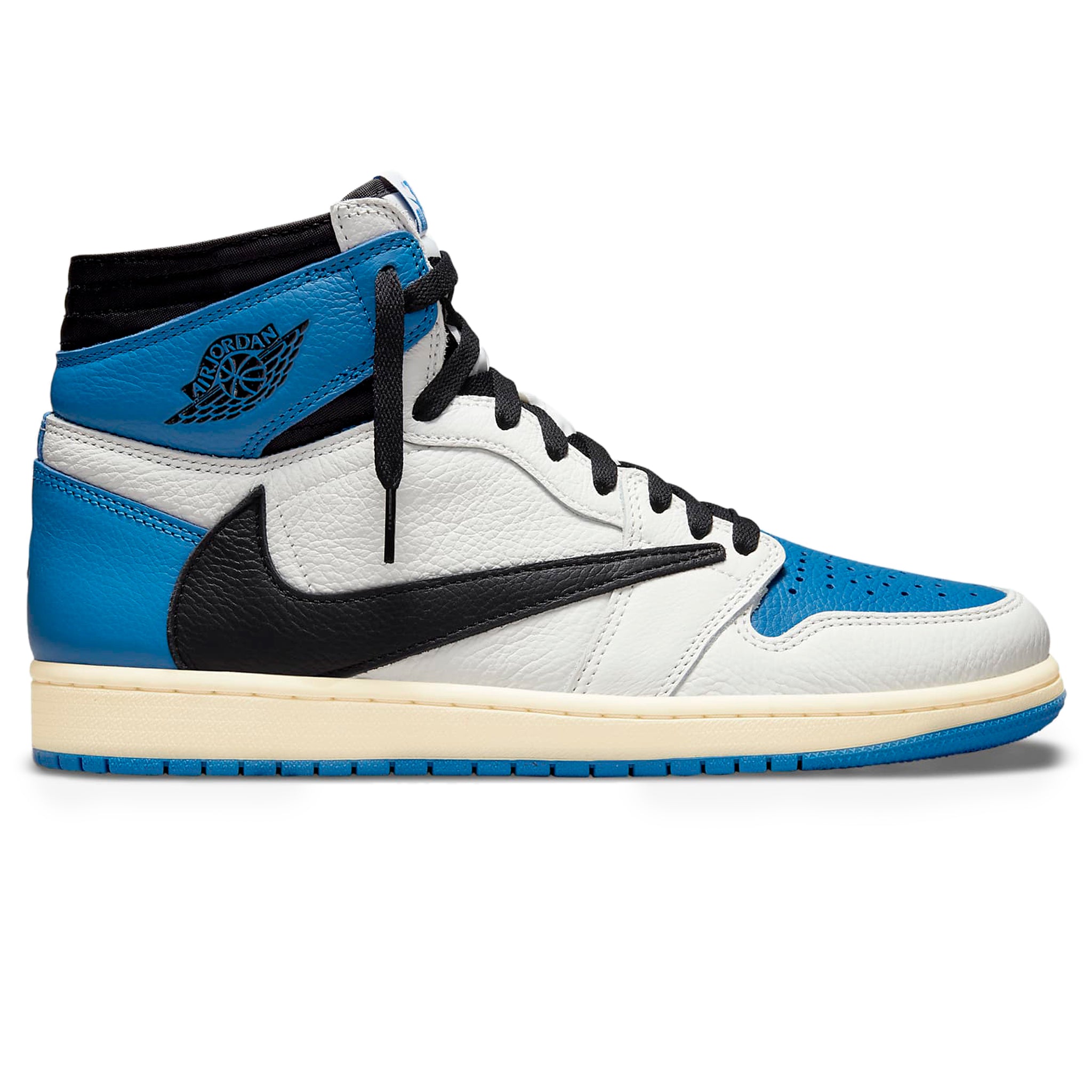 Front View of Travis Scott x Air Jordan 1 High OG SP Fragment Design DH3227-105